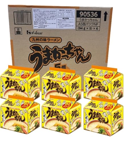 Amazon.co.jp: ハウス食品 九州の味ラーメン うまかっちゃん 5食パック